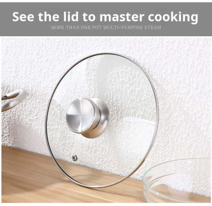 Stainless Steel Drumshaped Soup Pot