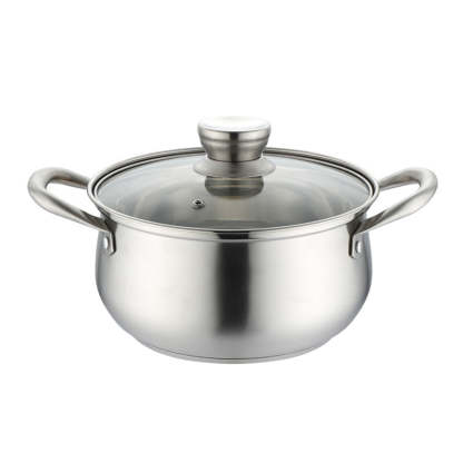 Stainless Steel Drumshaped Soup Pot