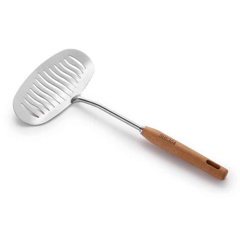 Chinese style wok spatula set stainless steel cooking utensils