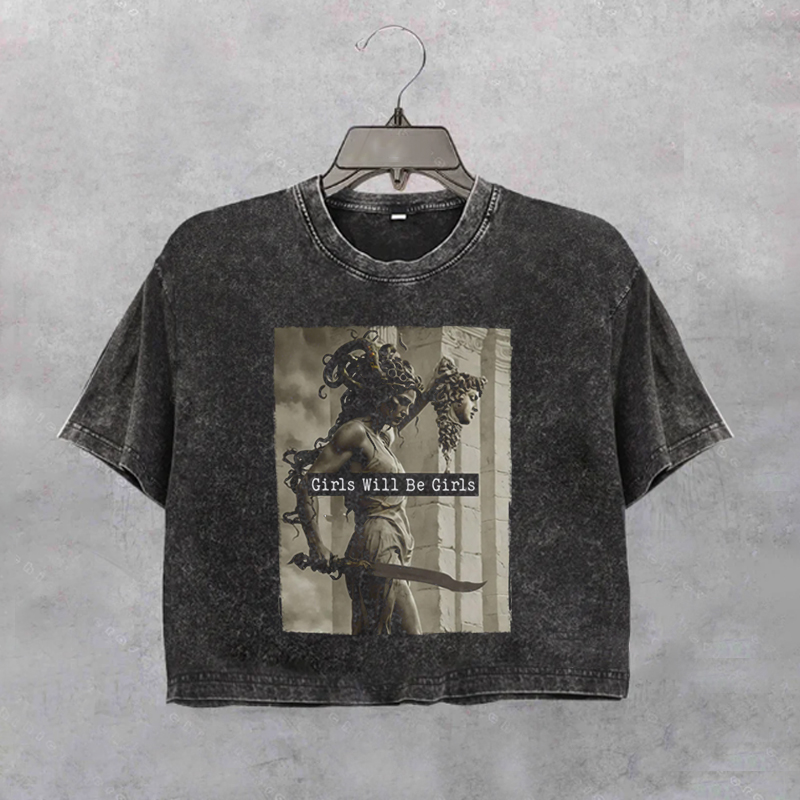 Girls Will Be Girls Crop Shirt