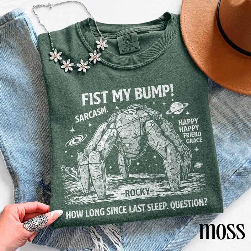 Fist My Bump Funny Sci-Fi Space Shirt