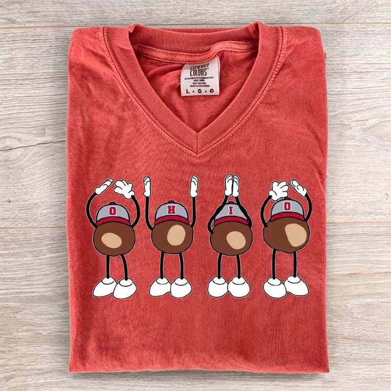 OH Football V-neck Shirt