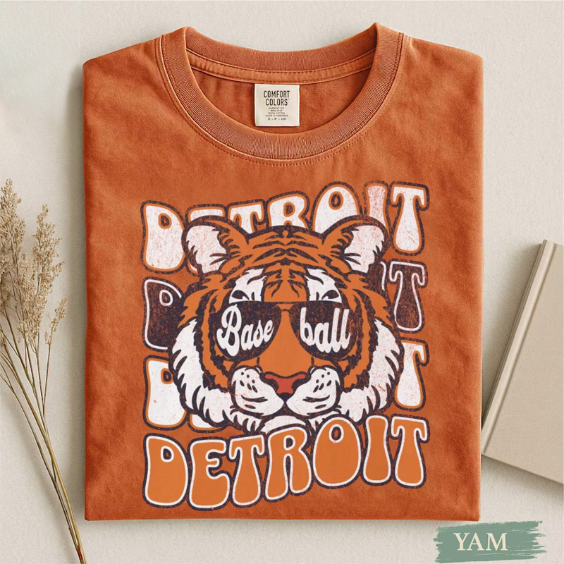 Retro Detroit Baseball Shirt