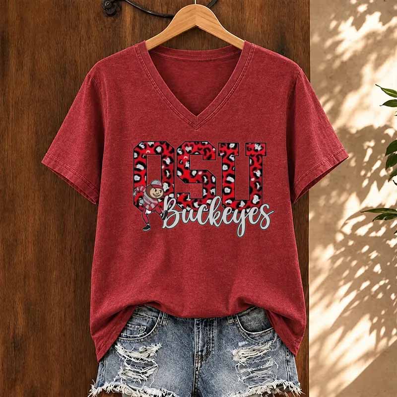 OH Football V-neck Shirt