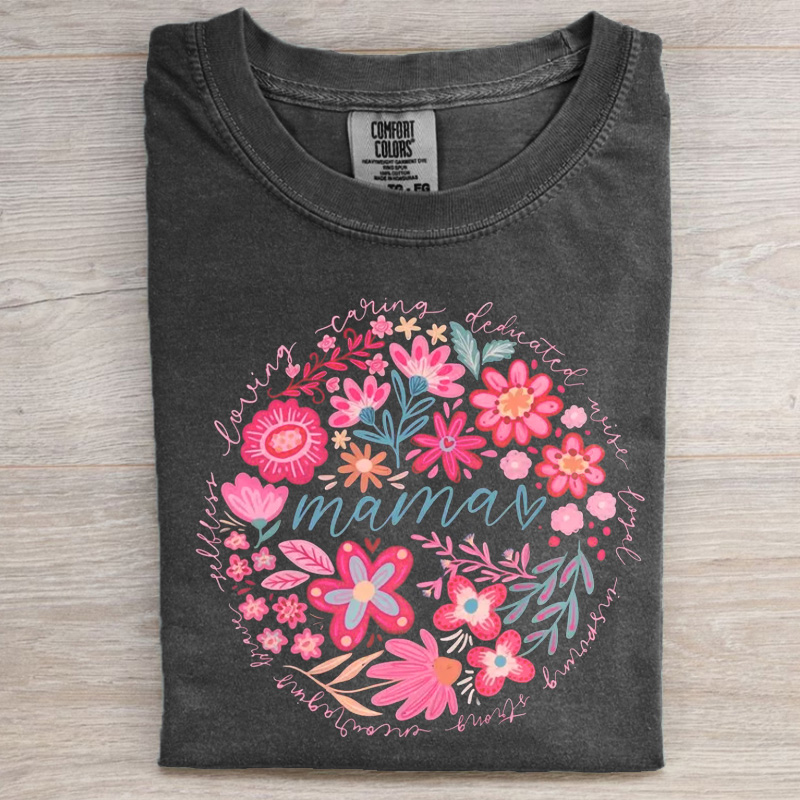 Boho Floral Mama Shirt