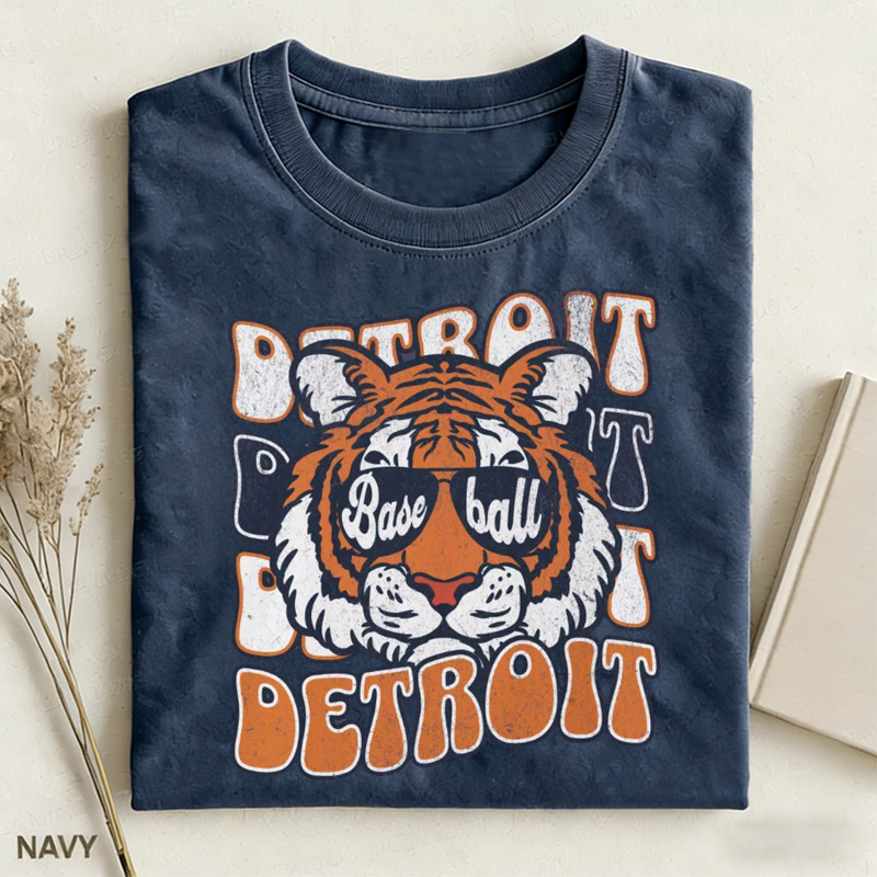 Retro Detroit Baseball Shirt
