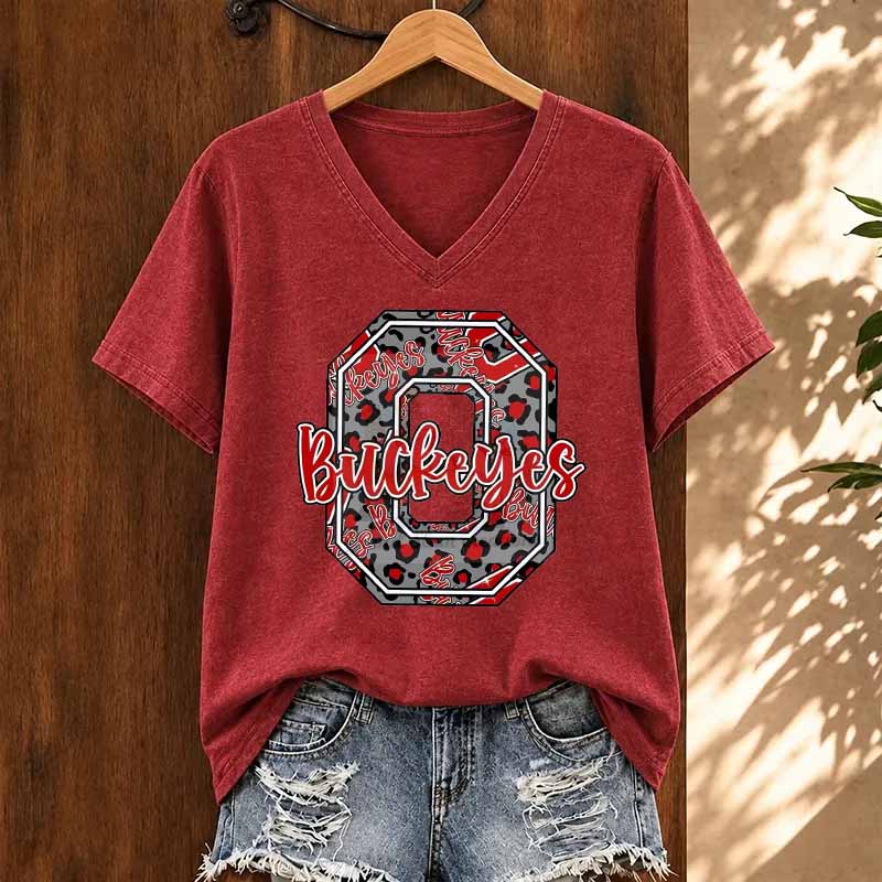 OH Football V-neck Shirt