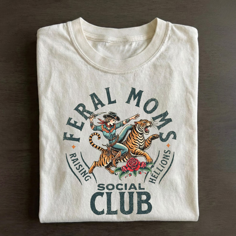 Feral Moms Social Club Shirt