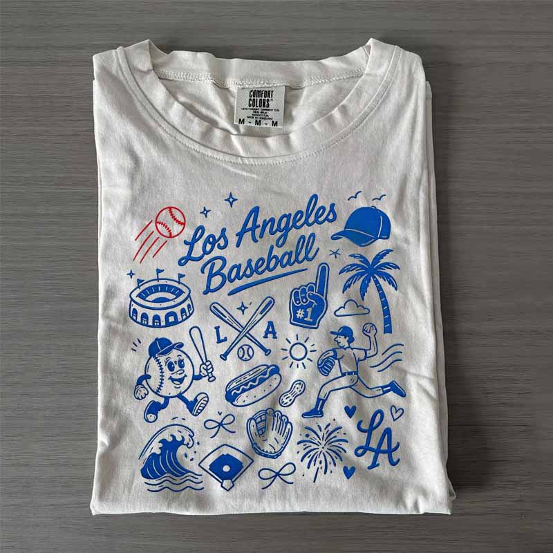 Los Angeles Baseball Game Day T-shirt