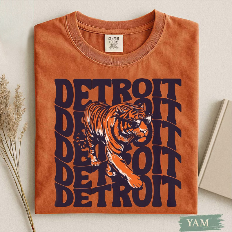Retro Detroit Baseball Shirt