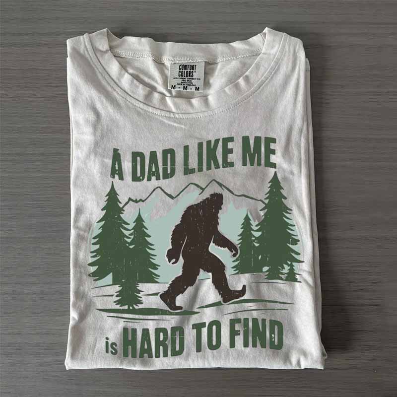 Retro Funny Bigfoot Dad Shirt