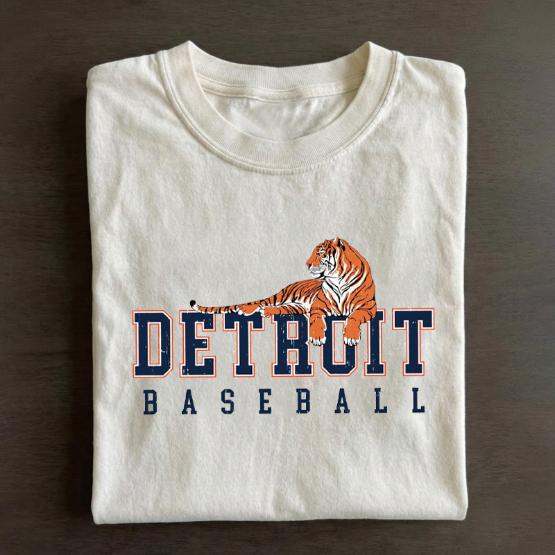 Retro Detroit Baseball Shirt