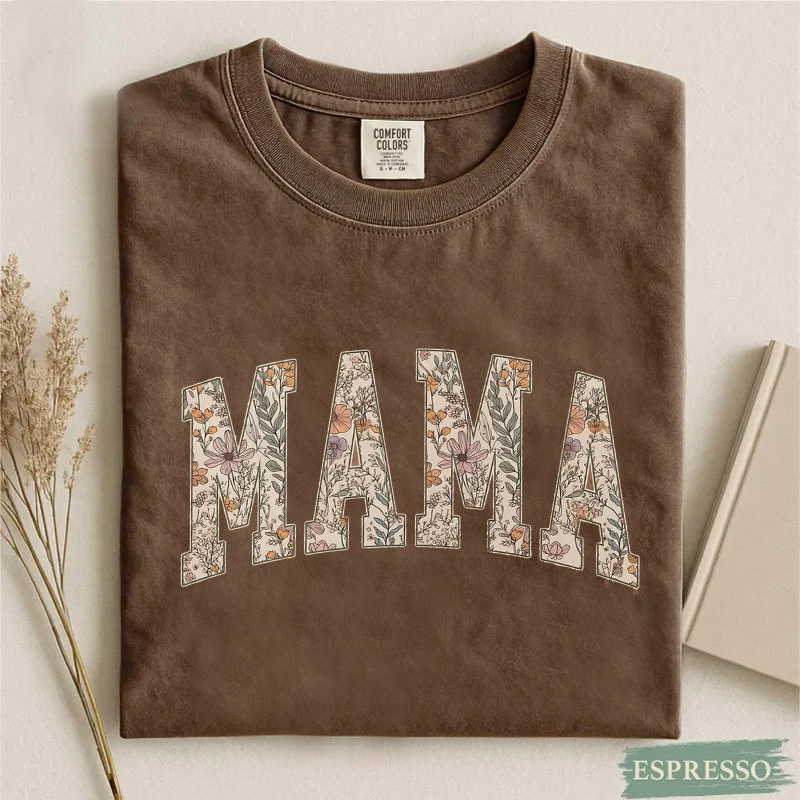 Retro Floral Mama Shirt