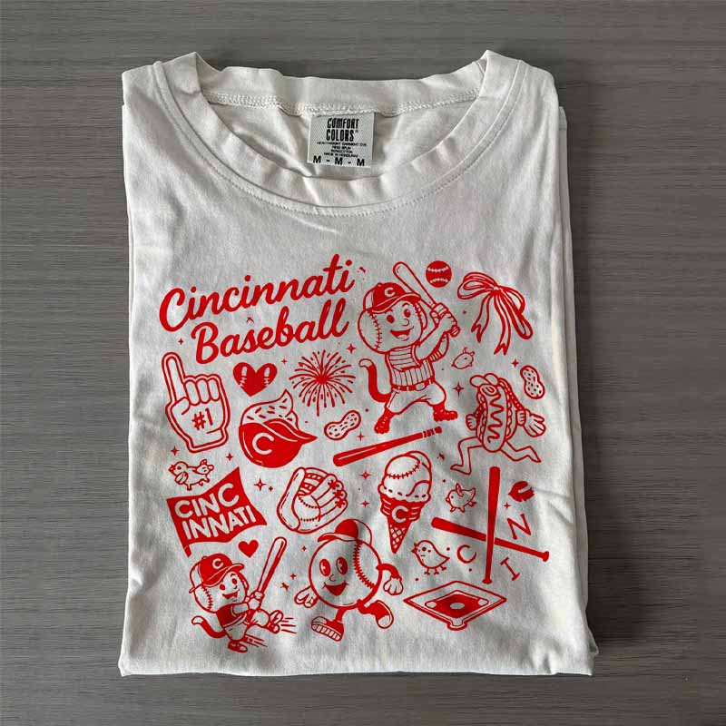Cincinnati Baseball Game Day T-shirt