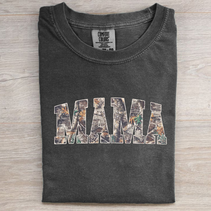 Retro Camo Mama Shirt