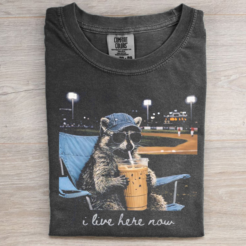 Racoon Funny Ballfield Shirt