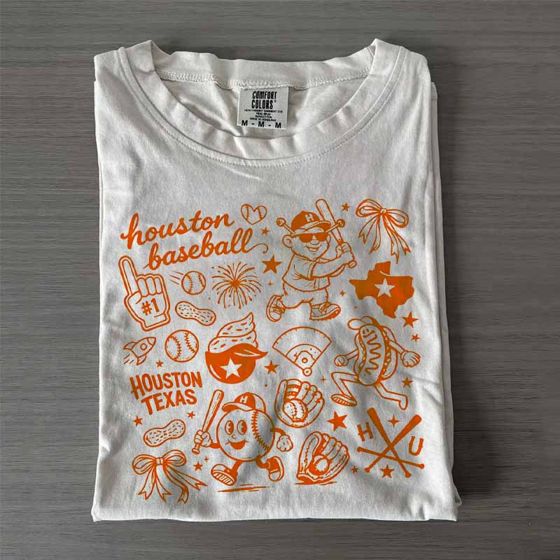 Houston Baseball Game Day T-shirt