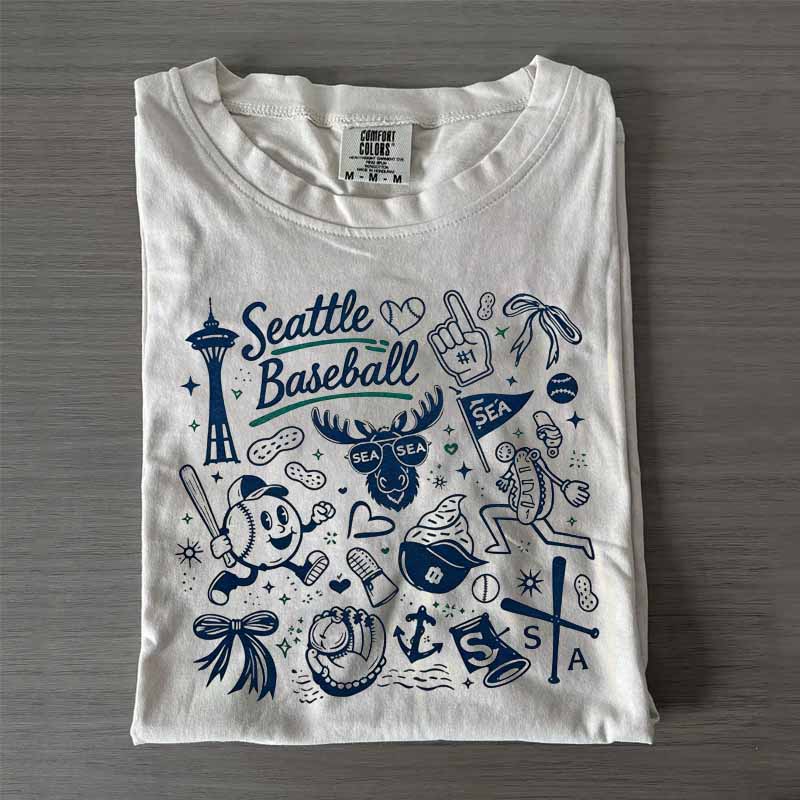 Seattle Baseball Game Day T-shirt