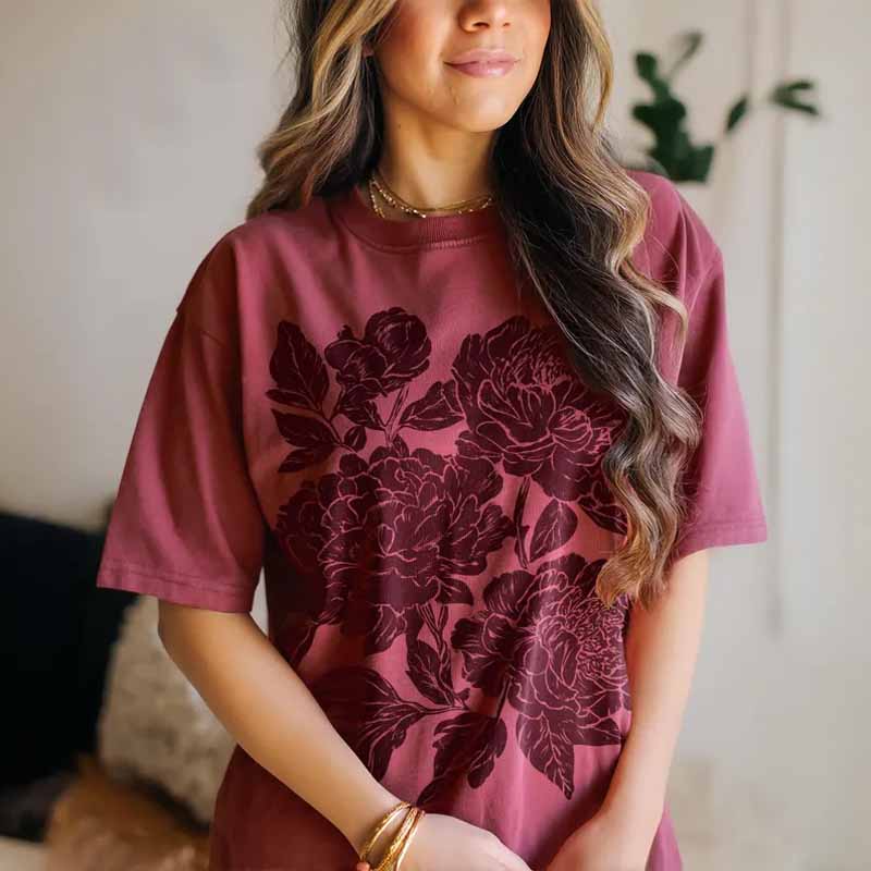 Vintage Flower Boho Shirt
