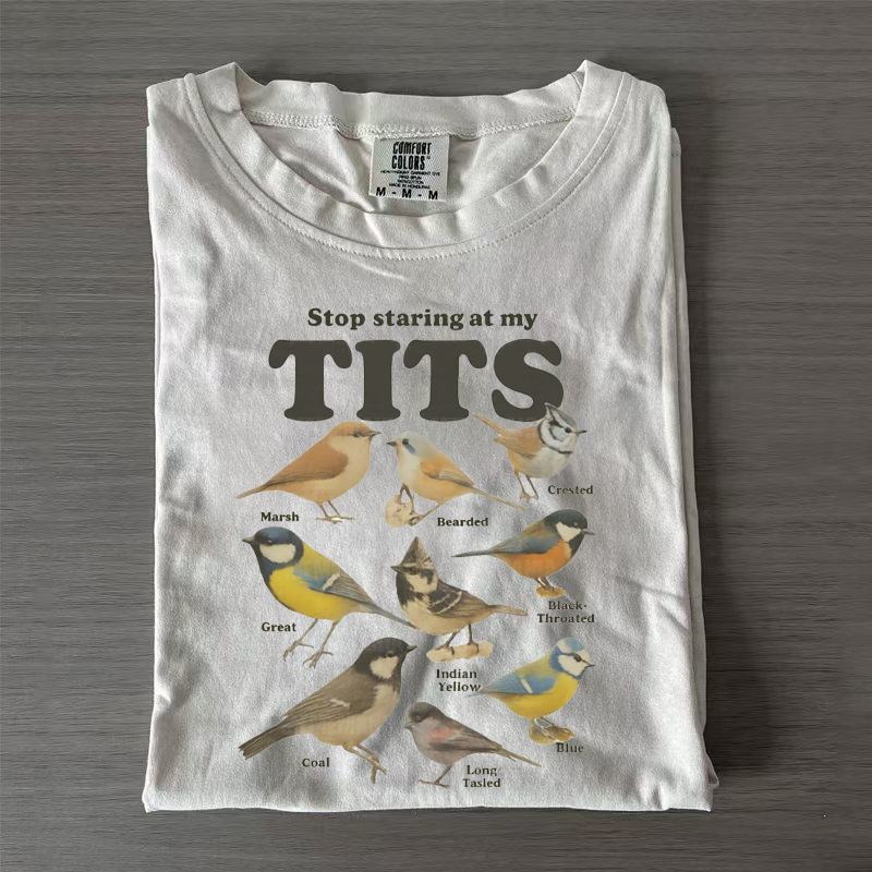 Stop Staring At My Tits Shirt