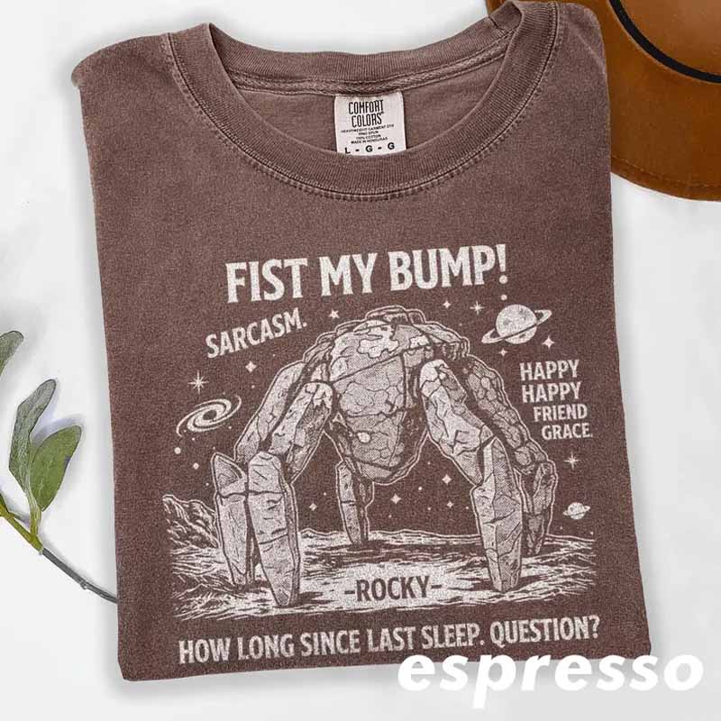 Fist My Bump Funny Sci-Fi Space Shirt