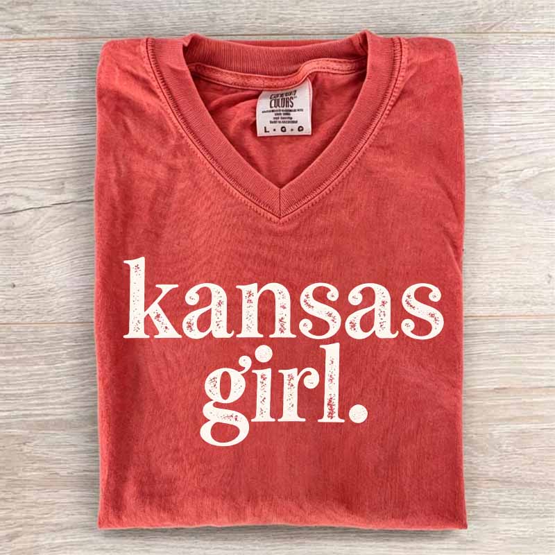 Kansas City Football V-neck Shirt