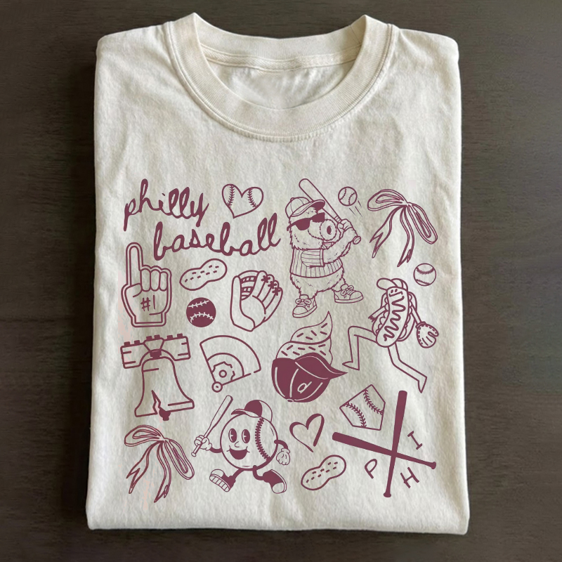 Retro Philly Baseball T-shirt