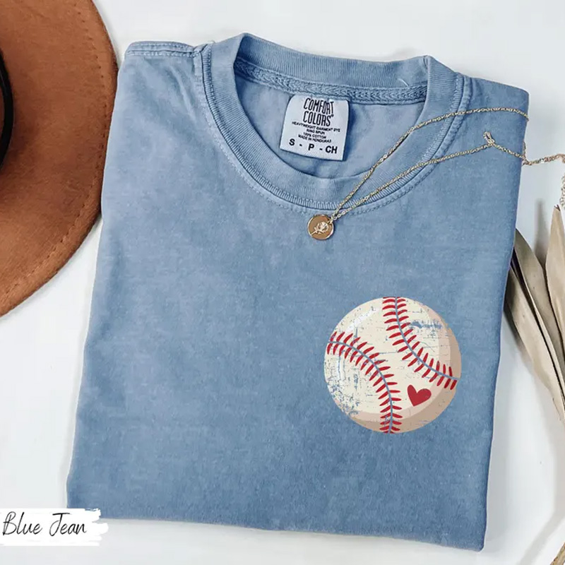 Baseball Heart Game Day Shirt