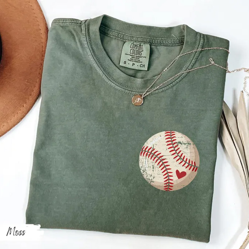 Baseball Heart Game Day Shirt