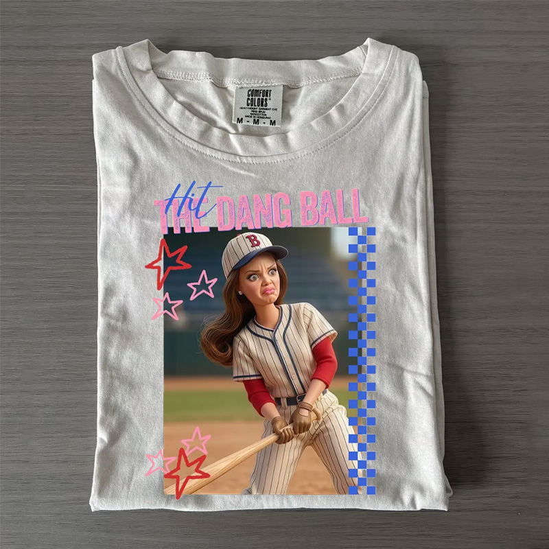Hit The Dang Ball Baseball Shirt