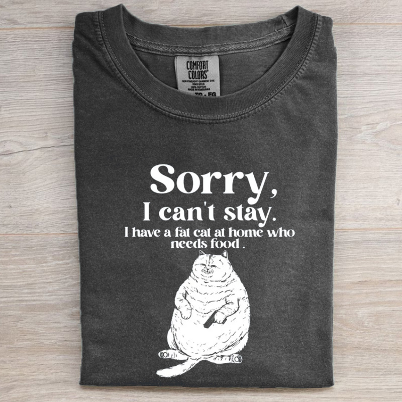 Sorry, I Can’t Stay Shirt