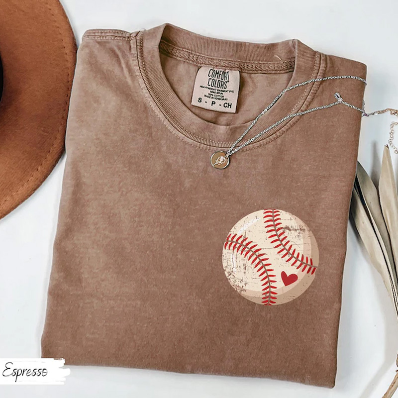 Baseball Heart Game Day Shirt