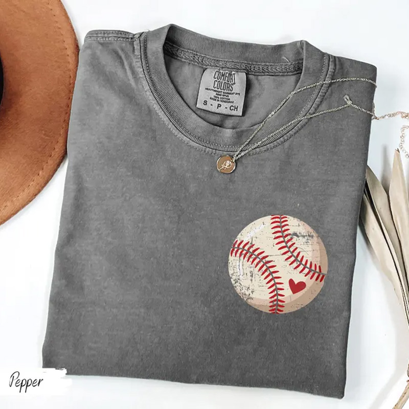 Baseball Heart Game Day Shirt