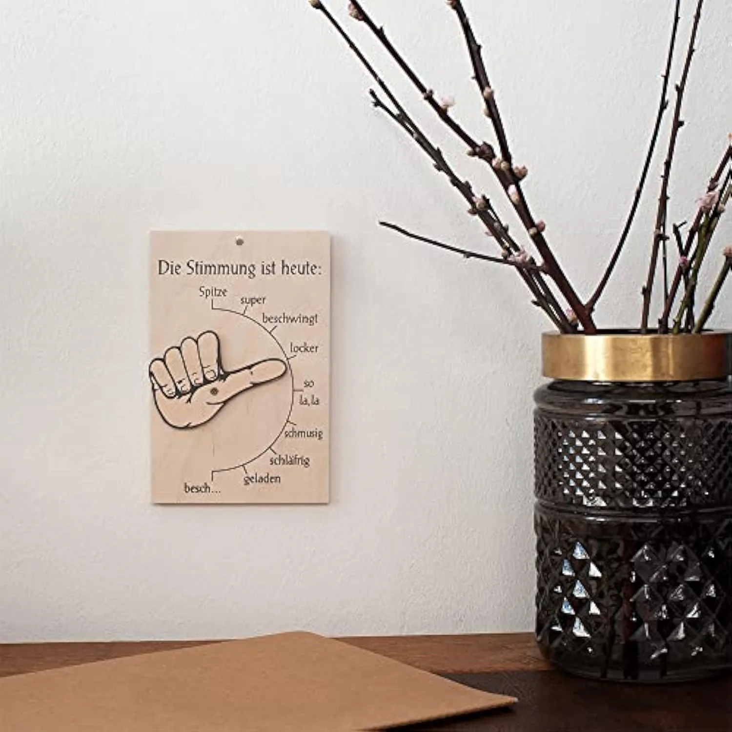 🥰Wooden Mood Barometer Ornament