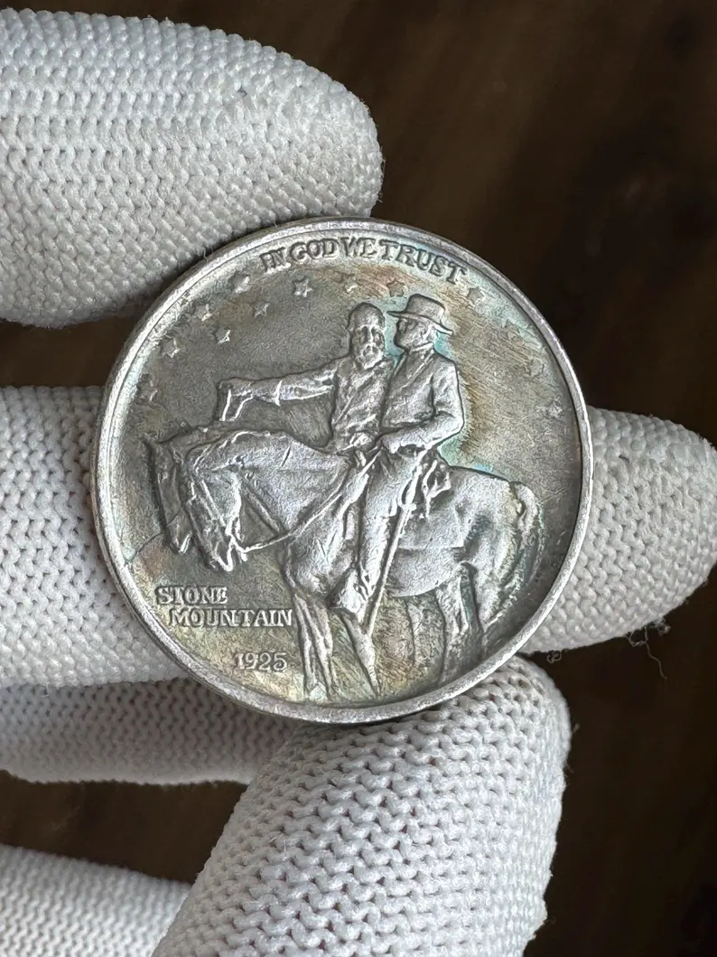 USA 1925 silver half dollar Stone Mountain
