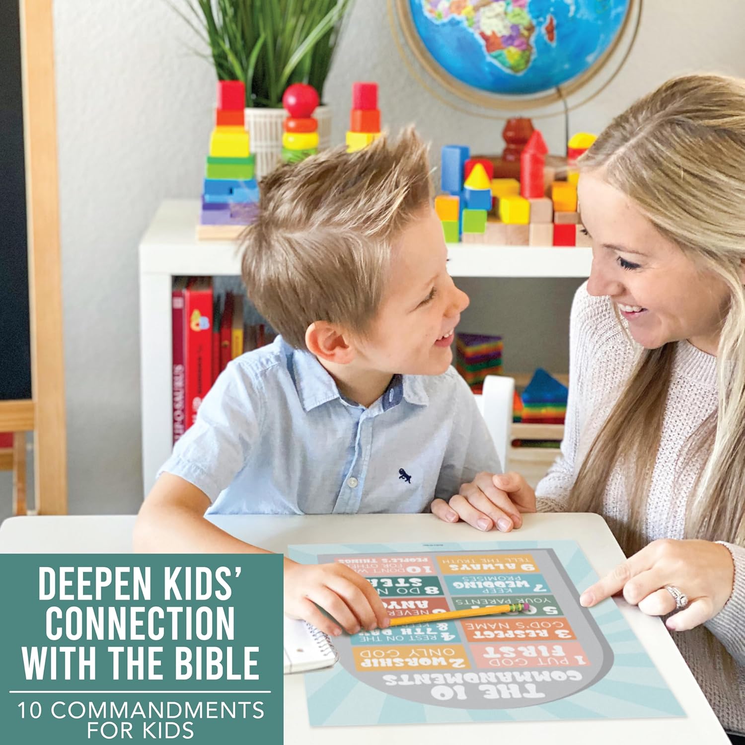 CHRISTIAN POSTERS FOR KIDS - 9 POSTERS INCLUDED