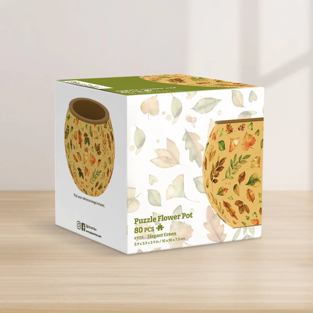 🧩Bird and Flower Puzzle Flowerpot