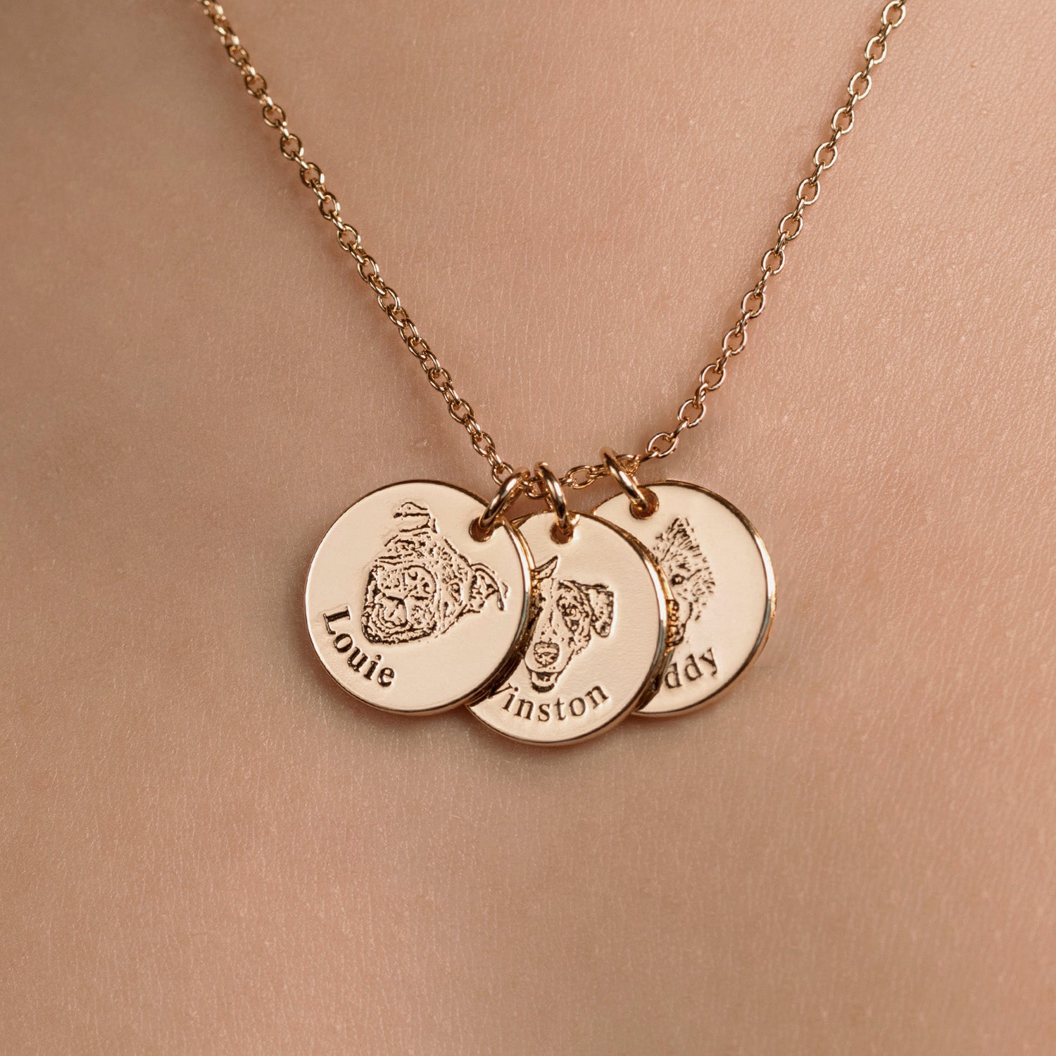 Customized Memorial Gifts💖Pet Face Necklace