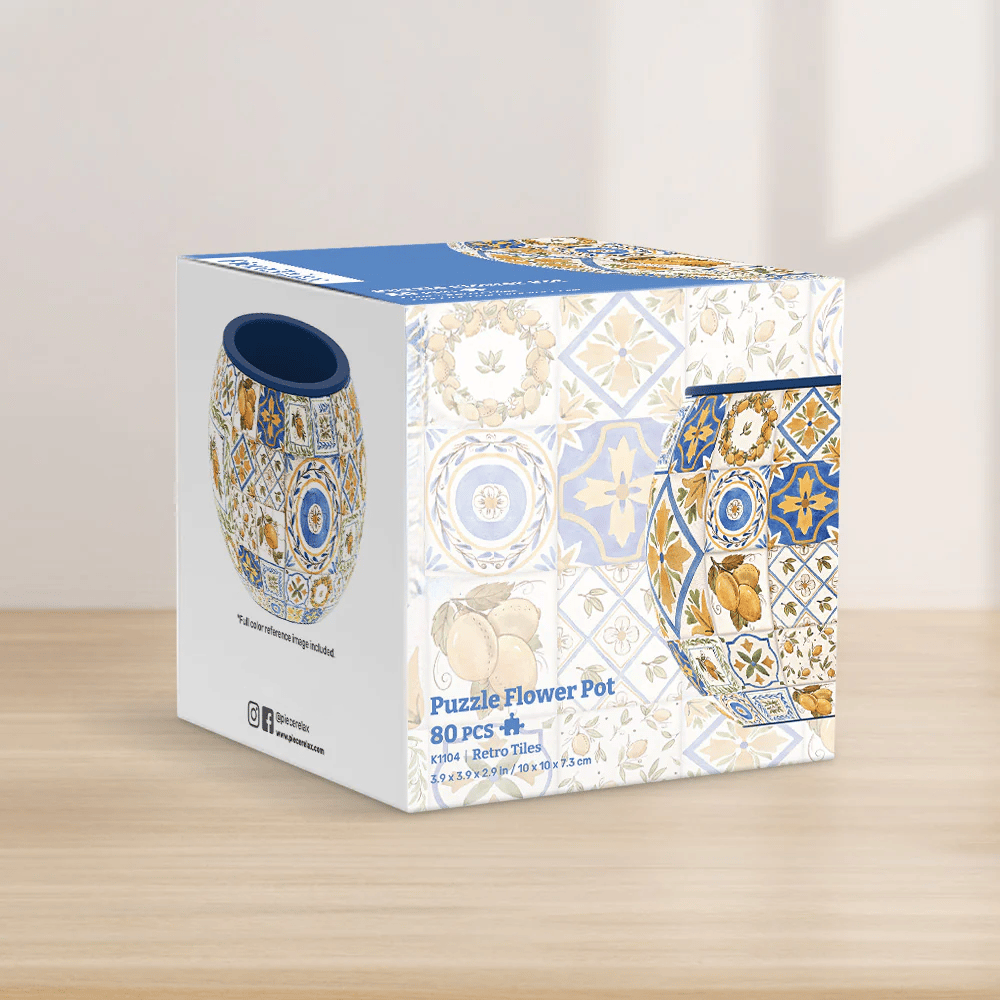 🧩Bird and Flower Puzzle Flowerpot