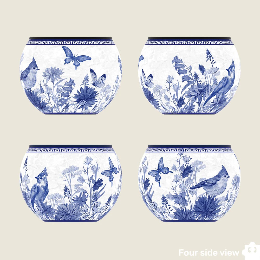 🧩Bird and Flower Puzzle Flowerpot