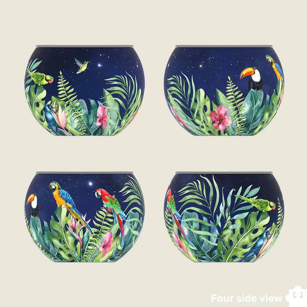 🧩Bird and Flower Puzzle Flowerpot