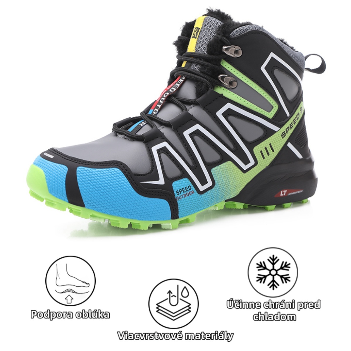 (Dnes so zľavou 50 %) OrthoTrekking – Ergonomické zimné turistické topánky zmierňujúce bolesť