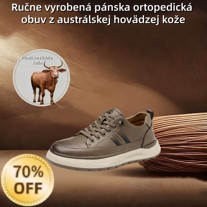 🔷 Dnes zľava 70 % – Nenechajte si to ujsť! ⬛ – Novovyvinuté ortopedické austrálske kožené topánky, mäkké, pohodlné, vodeodolné a protišmykové 🦶 – Zmierňujú bolesť nôh