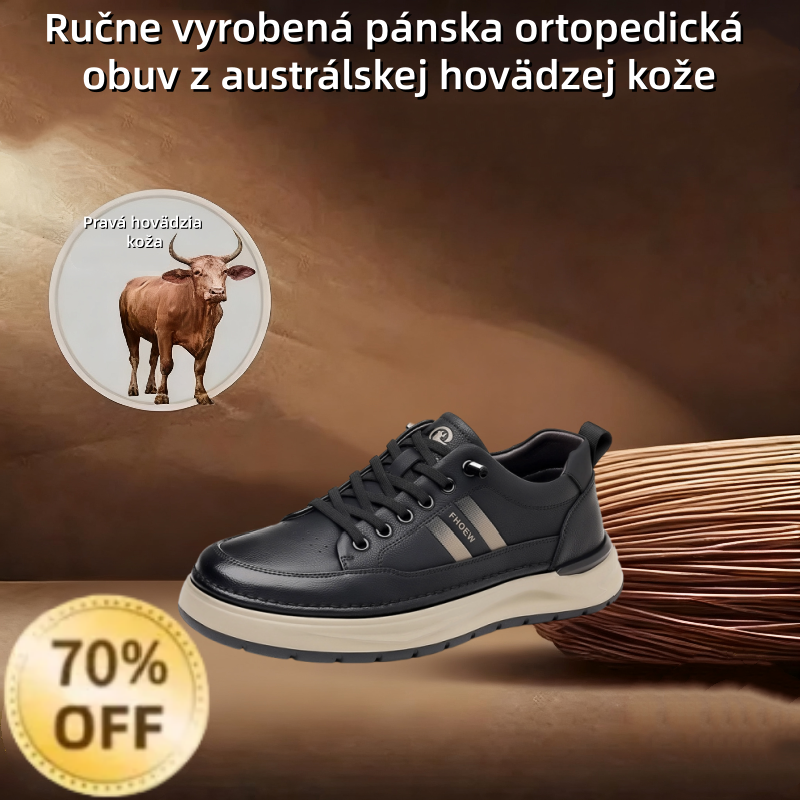 🔷 Dnes zľava 70 % – Nenechajte si to ujsť! ⬛ – Novovyvinuté ortopedické austrálske kožené topánky, mäkké, pohodlné, vodeodolné a protišmykové 🦶 – Zmierňujú bolesť nôh