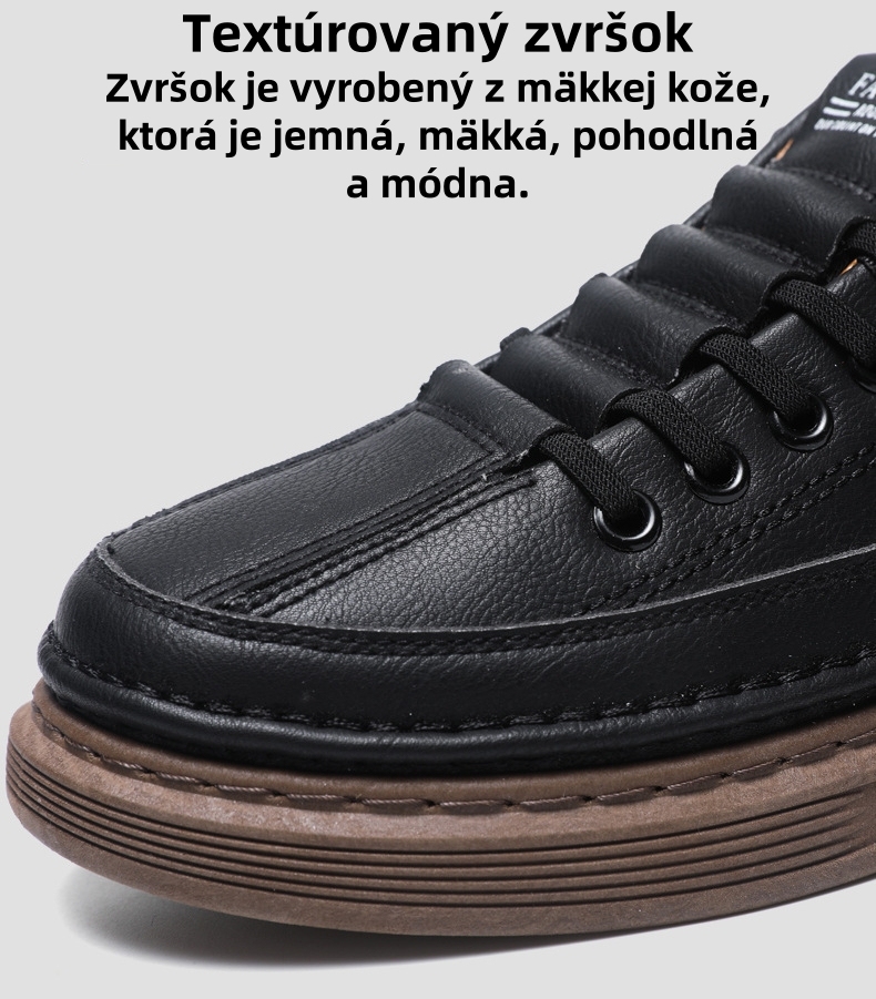【🎁 Dnes zľava 50% - nenechajte si to ujsť】 Ortopedická obuv s ergonomickým dizajnom - kvalitná koža + ručné šitie 👞