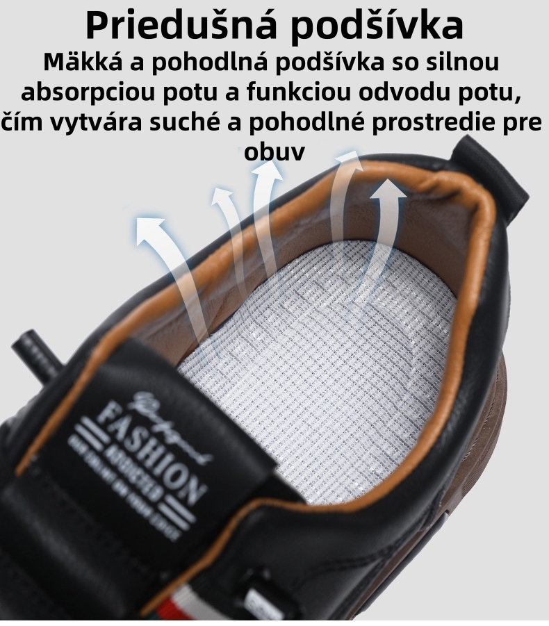 【🎁 Dnes zľava 50% - nenechajte si to ujsť】 Ortopedická obuv s ergonomickým dizajnom - kvalitná koža + ručné šitie 👞