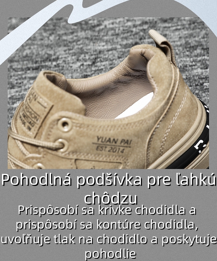 【🎁 Dnes zľava 50% - nenechajte si to ujsť】 Ortopedická obuv s ergonomickým dizajnom - kvalitná koža + ručné šitie 👞
