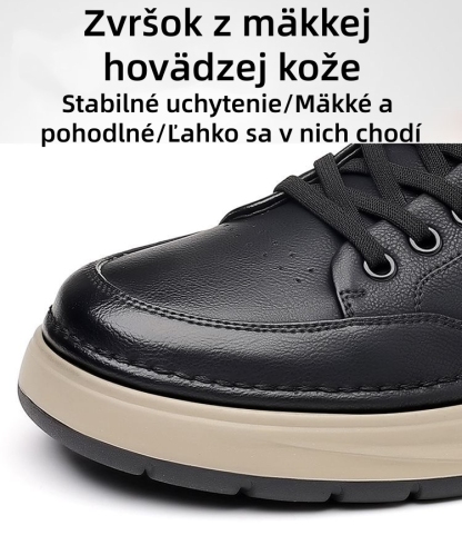 🔷 Dnes zľava 70 % – Nenechajte si to ujsť! ⬛ – Novovyvinuté ortopedické austrálske kožené topánky, mäkké, pohodlné, vodeodolné a protišmykové 🦶 – Zmierňujú bolesť nôh