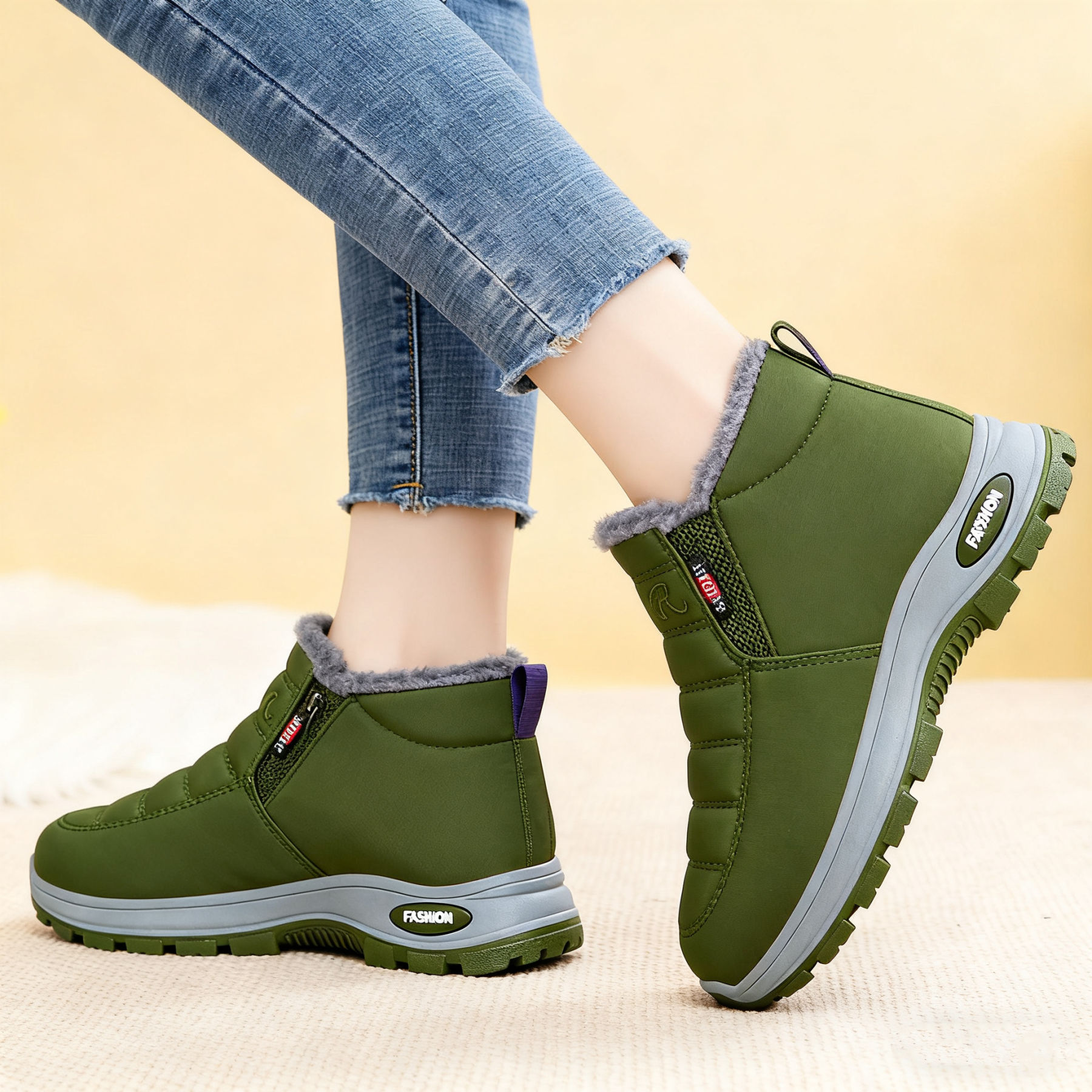 Pantofi confortabili și călduroși