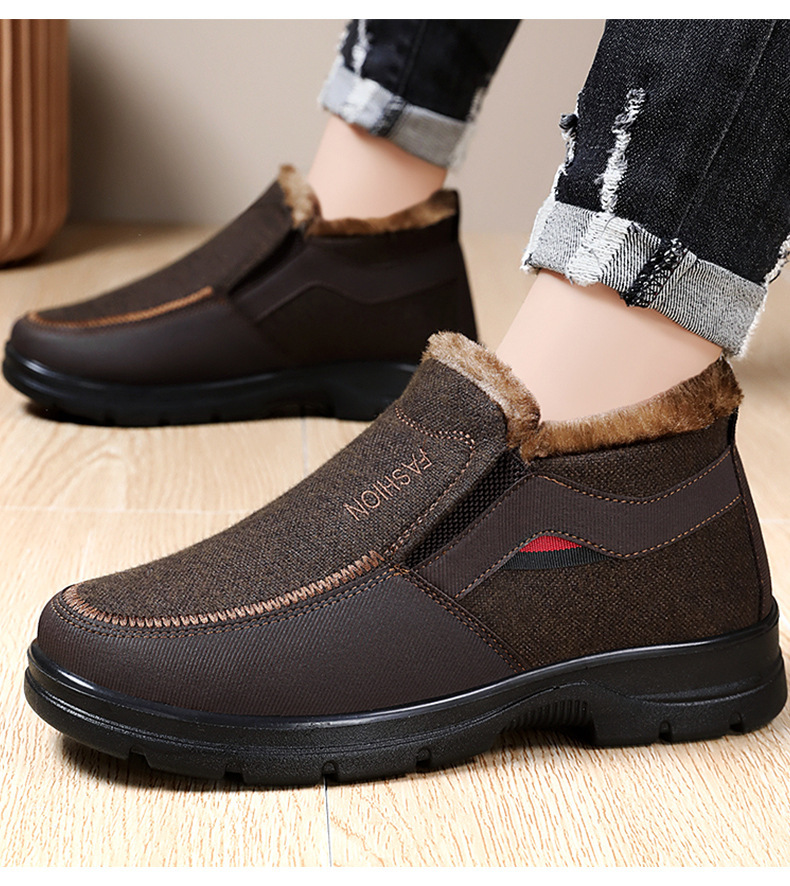 【🔥Dnes zľava 50 % – nenechajte si to ujsť】Ergonomicky navrhnuté kožené topánky – zimná vlnená podšívka + ručné šitie👞